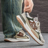 Draxelis Men's 2026 Summer New Korean Style Breathable Mesh Dad Shoes, Versatile Thick Sole Non-Slip Sports Casual Sneakers